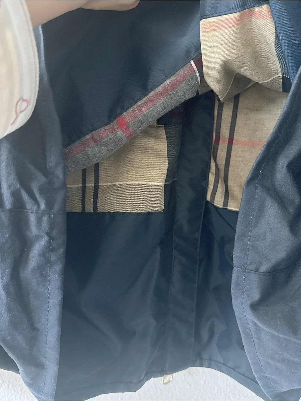 NWT Barbour Kearton Wax Cotton Jacket Navy